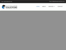 Tablet Screenshot of nathanaaronsolicitors.com